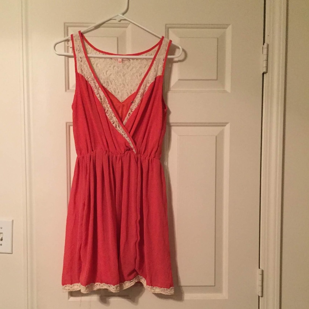 Margo & Sebastian Orange dress